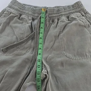 Zara‎ -172 Women's Grey Denim Joggers Raw Hem Size Medium thumbnail 4