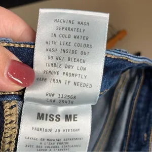 Miss‎ Me Standard ankle skinny jeans size 27 thumbnail 8
