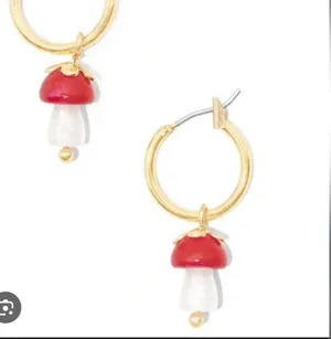 Frasier Sterling Magic Mushroom Hoops thumbnail 2
