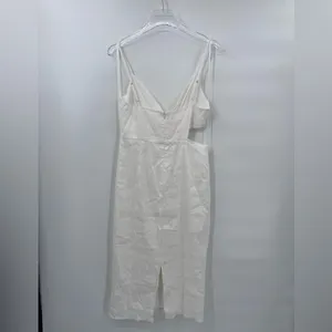 Astr Didion Cutout Sleeveless Linen‎ Blend Dress size large thumbnail 7