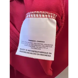 Nike The Athletic Dept Women's Large Red Full Zip Track Jacket White Piping thumbnail 12