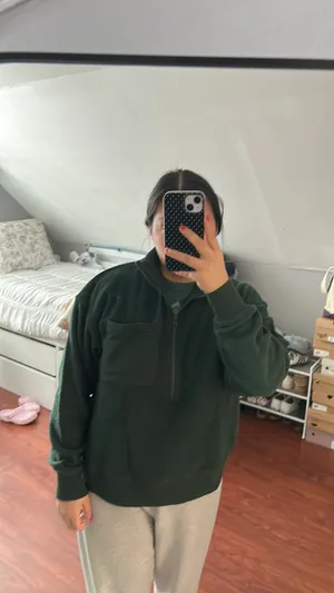 Aerie Quarter-Zip Pullover Sherpa thumbnail 4