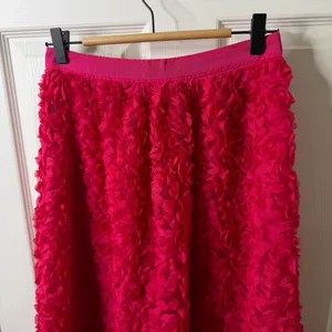 Anthropologie Pink Maeve Floral Appliqué Skirt Midi Womens‎ Size 2 thumbnail 11