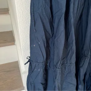 Jonathan Simkhai April Parachute Maxi Dress in Navy Blue thumbnail 5