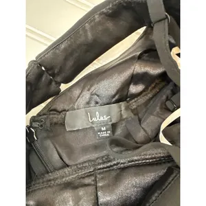 Lulus Stunning Grace Black Cutout A-Line Chiffon Maxi Dress Medium NWOT thumbnail 4