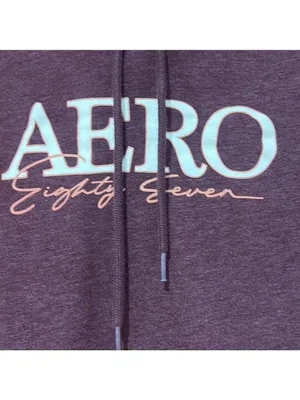 Aeropostale Cropped Hooded Sweatshirt Women's Medium thumbnail 2