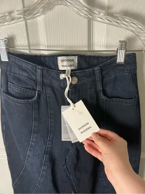 Damson Madder Juli Jeans in Wavy Seams 2 thumbnail 7