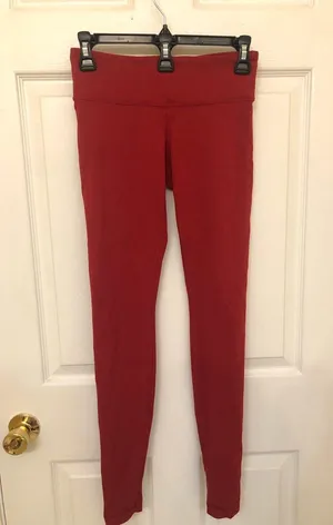 Lululemon Red Full Length  Leggings thumbnail 1