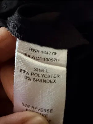 12th Tribe Black Dress Pants - Straight Leg Tailored Style thumbnail 3
