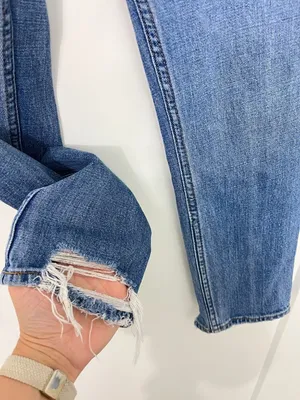 Abercrombie & Fitch Size 28/6 Short High Rise Skinny Jeans Distressed thumbnail 6