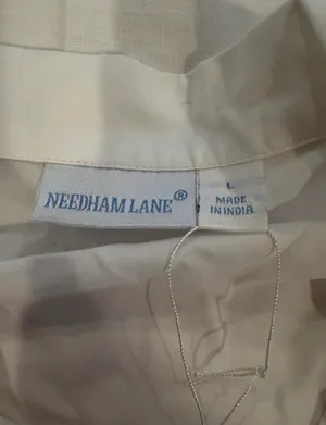 Needham Lane White Cotton Pajama Set Size L thumbnail 2