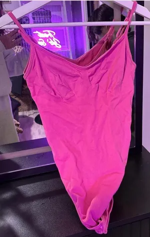 small pink bodysuit thumbnail 1