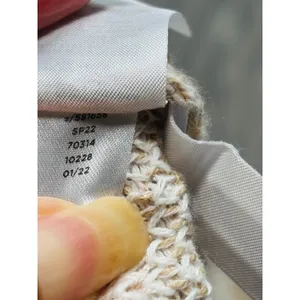 Ann Taylor Plaid Boyfriend Button Front Cardigan in Cream Small thumbnail 9