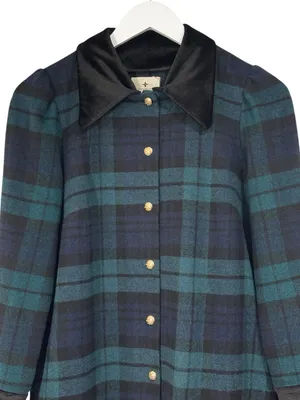 Tuckernuck Blackwatch Twiggy Plaid Wool Blend Dress Size Small Women thumbnail 3