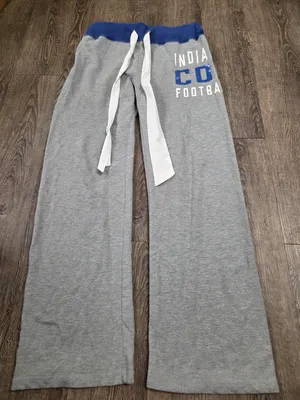 NFL Genuine Brand Women's Indianapolis Colts Gray Straight Wide Leg Pants Medium thumbnail 1