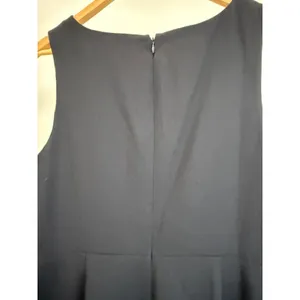 J.Crew 365 Sleeveless Black Faux‑Wrap Crepe Dress Sz14 thumbnail 6