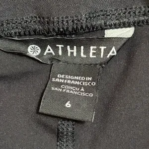 Athleta Trekkie Skort Black Hiking Active Skirt with Pockets‎ Size 6 EUC thumbnail 7