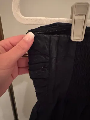Abercrombie Strapless Black Midi Dress thumbnail 4