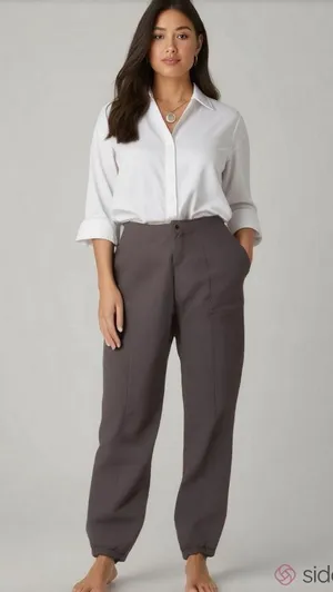 Orvis gray jogger outdoor pants size 6 thumbnail 1