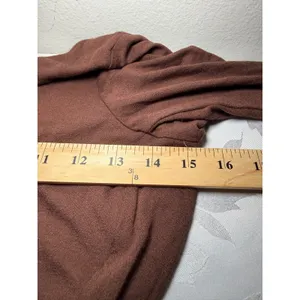 Naked Wardrobe Brown Long Sleeve Bodycon Midi Dress XS thumbnail 4