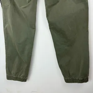American Eagle Cargo Relaxed Mom Jogger Sz 10 Olive Army Green Cotton Blend thumbnail 15