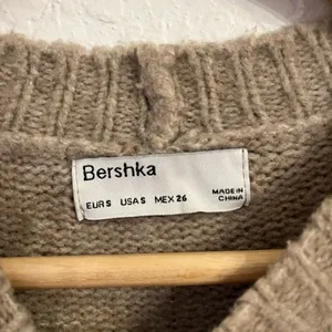 Bershka Oversized Chunky Beige Crewneck‎ Tunic Sweater Small thumbnail 3