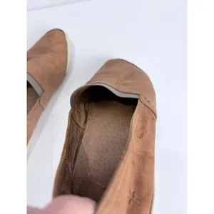 Frye Brown Nubuck Slip-On Flats Minimal Euro Comfort Travel‎ 8M thumbnail 6