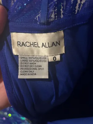 Rachel Allen Prom Dress Blue thumbnail 5