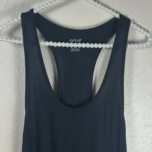 Aerie Size Small Jumpsuit Black Sleeveless Loungewear Comfy Athleisure Lounge thumbnail 3