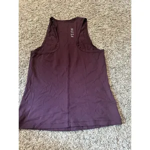 Planet Nusa Everyone Tank Deep Burgundy‎ Racerback Activewear Top Small thumbnail 7