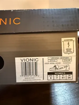 NIB - Vionic Honor Virginia Loafer Moccasin Cherry Red Leather Size 9 Bow - NEW thumbnail 7