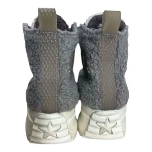 Converse Run Star Grey Hike Hi Platform M8/W9.5 172202C Sherpa Vapor Boot Shoes thumbnail 6