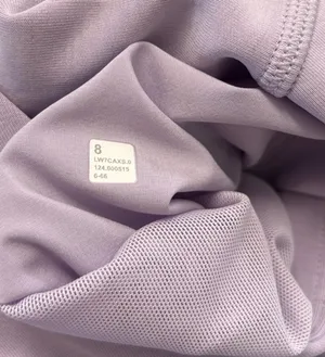 Size 8 Lululemon Solid Dark Lavender Softstreme 4" High-Rise Short thumbnail 4
