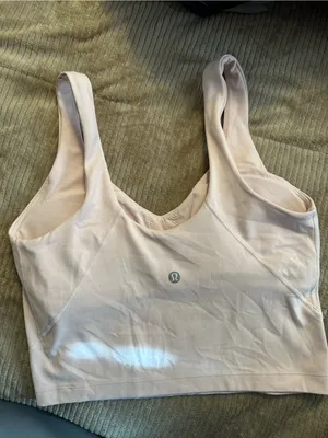 lululemon athletica Cropped High-Neck Tank - Pale Pink thumbnail 3