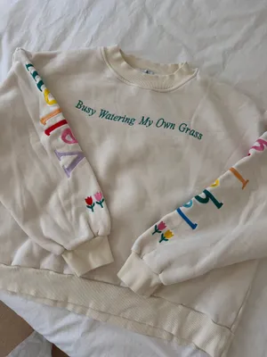 Yellow the Label Sweatshirt  thumbnail 1