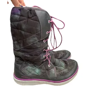 Merrell Pechora Women's 8 Winter Boots Dragonfly Insulated Lace Up Nylon Leather thumbnail 10