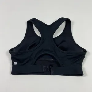 Fabletics Sports Bra Womens Small Black Racerback Hook Closure‎ Workout Gym Yoga thumbnail 5