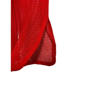 Haute Hippie Style‎ Pants Red Crochet Wide Leg Beach Coverup Boho Beach Resort M thumbnail 6