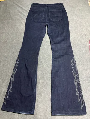 Idyllwind Womens Glenn Dark Wash High Rise Western Stretch Bootcut Jeans 8Wx34L thumbnail 5