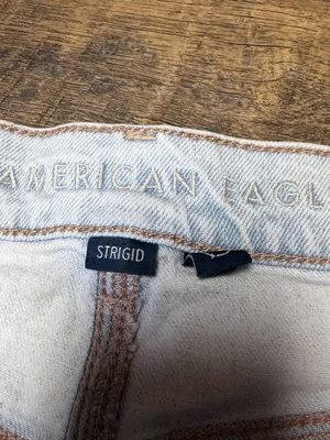American Eagle Highest Rise Baggy Straight Jeans Crossover Strigid Womens 2 thumbnail 7