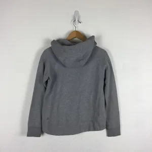 Lululemon Fleece Please Hoodie Jacket Heathered Speckled Medium Grey Size 6 thumbnail 16