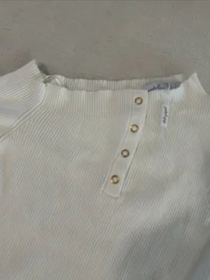 Petal and Pup Mable Top, Cream, Size Small/Medium, NWT thumbnail 6