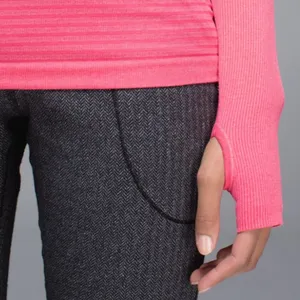 Lululemon Swiftly Tech Long Sleeve Top Rugby Stripe Tonal Heathered Boom Juice 4 thumbnail 3