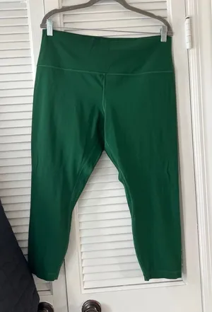 Lululemon Align Pant 24" High Rise NULU Size‎ 16 green thumbnail 1