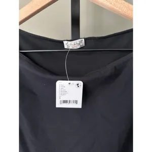 Free People Intimately Boat Neck Black Tank Bodysuit NWT Small thumbnail 2