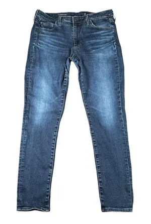 AG Adriano Goldscmied Womens 30 The Middi‎ Ankle Mid Rise Legging Ankle thumbnail 1