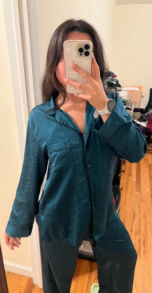 Green Pajama Victoria's Secret Set thumbnail 3