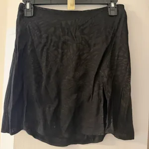 Black Printed Mini Skirt thumbnail 1