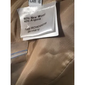 Trixi Schober Jacket Women 4 Double Breasted New‎ Wool Angora Old Money Chic thumbnail 15