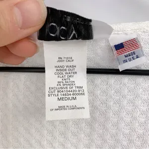 JODY California Y2K Lace Trimmed Cardigan White M thumbnail 6